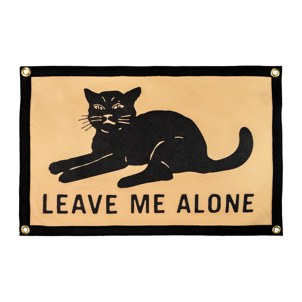 Leave Me Alone Camp Flag